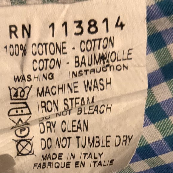 Billy Reid Full Cut Plaid Long Sleeve Button Down Men's SIZE SMALL - Picture 4 of 7